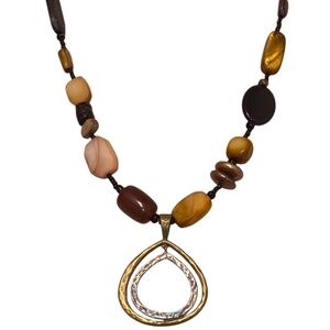 Silpada N1787 Mixed Stone Pendant Necklace
